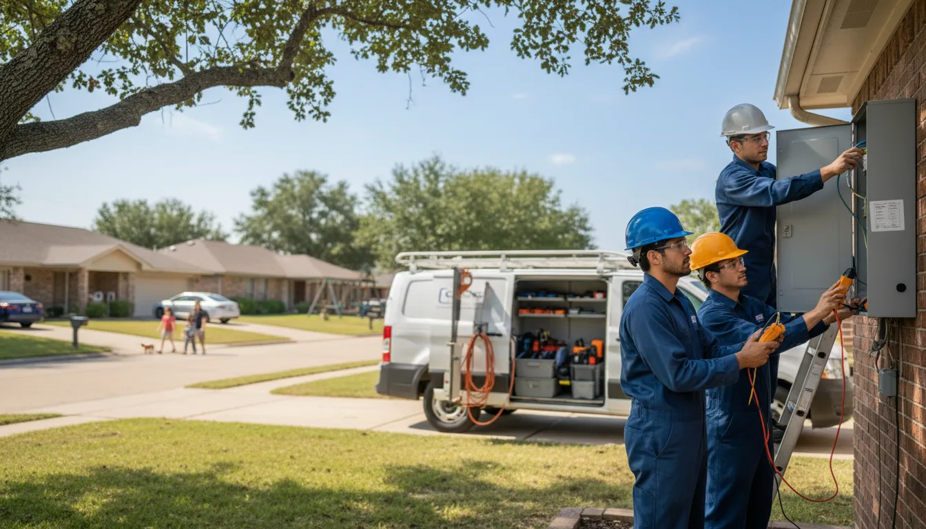 Certified electrician providing emergency electrical services in Datto, AR